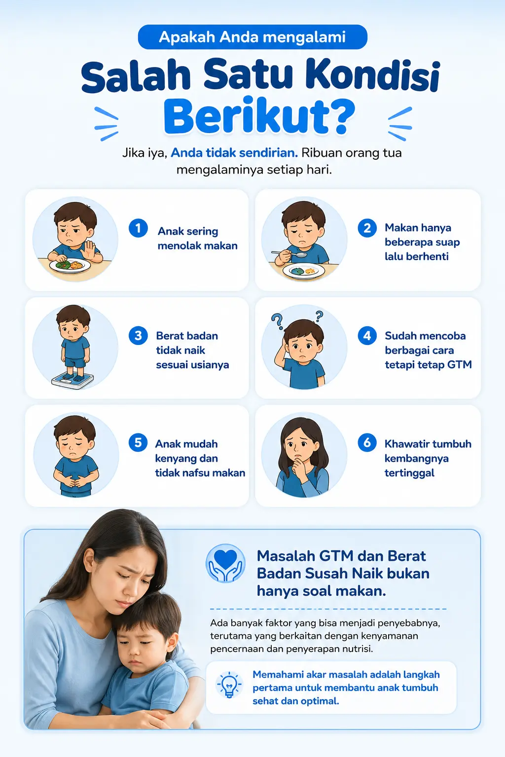 6 kondisi GTM yang dialami anak dan orang tua